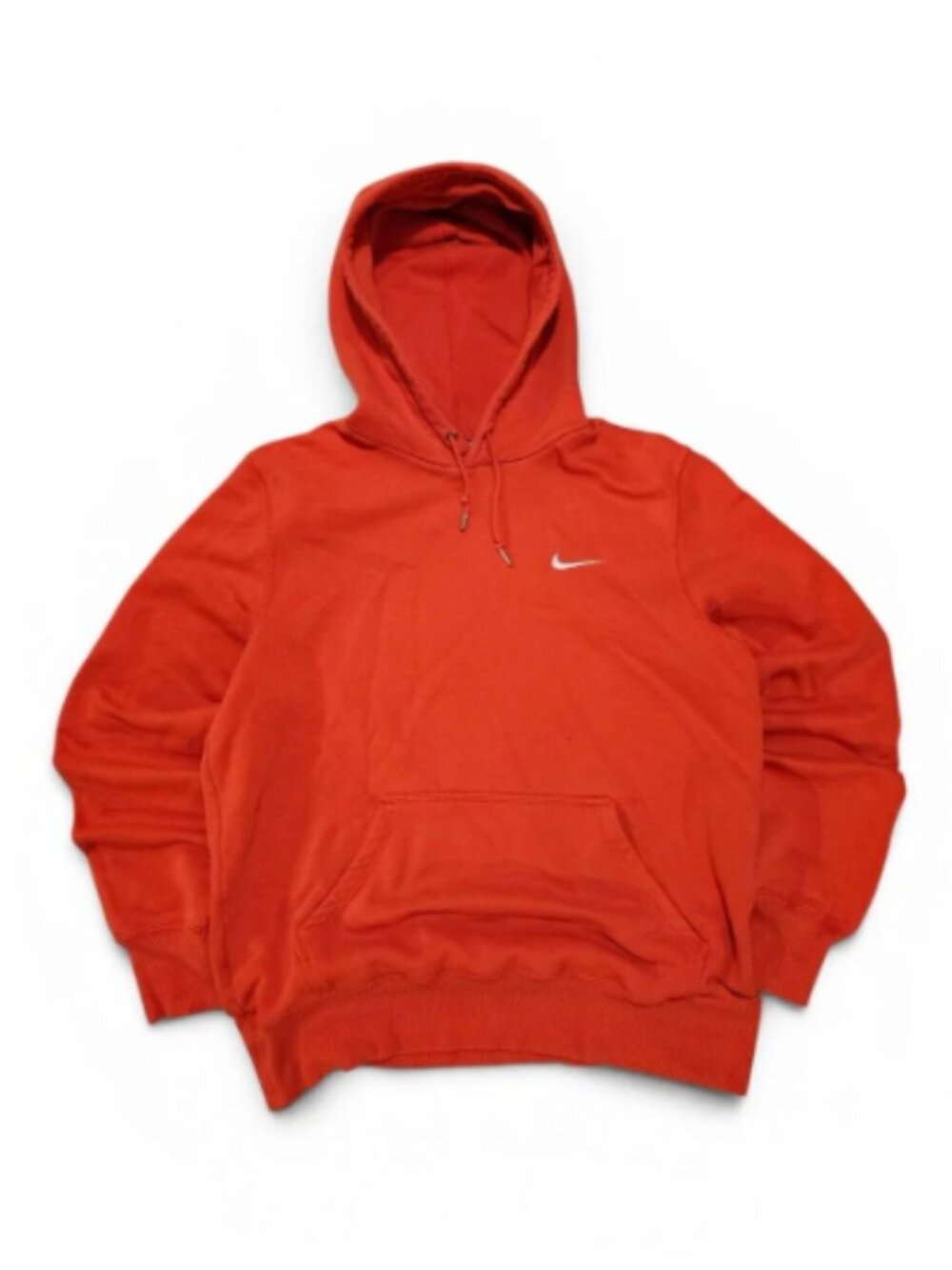 Vintage Y2k Nike Men's Orange Pullover Hoodie